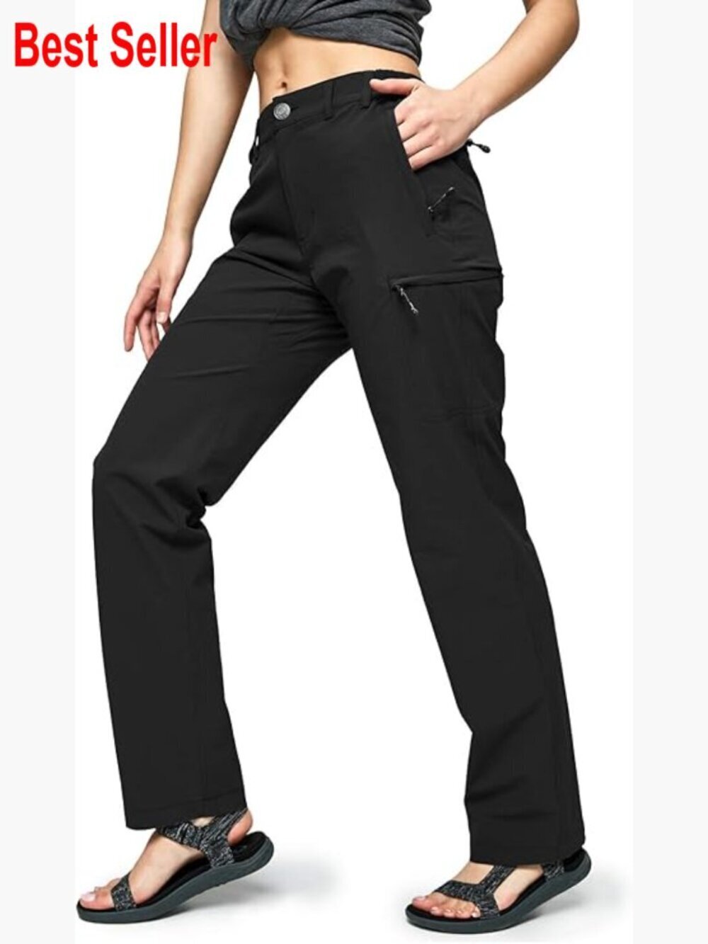 Quick Dry Cargo Pants Lightweight Tactical Hiking Pants with 6 Pockets